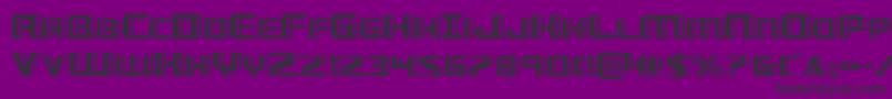 Greasegun Font – Black Fonts on Purple Background