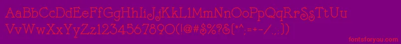 Bontedivine Font – Red Fonts on Purple Background
