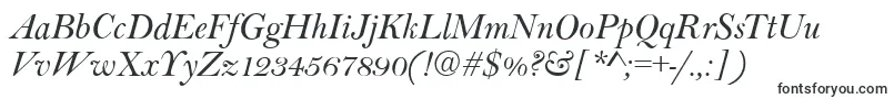 Шрифт BaltimoreItalic – лёгкие шрифты