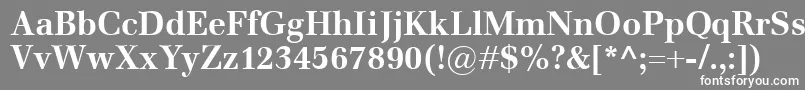 EmonaBold Font – White Fonts on Gray Background