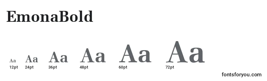 EmonaBold Font Sizes