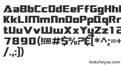 Sftransroboticsextended font – architectural Fonts