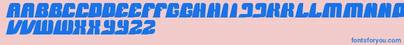 BlackMamba Font – Blue Fonts on Pink Background