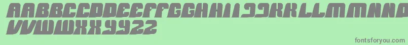 BlackMamba Font – Gray Fonts on Green Background