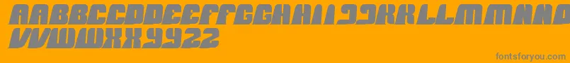 BlackMamba Font – Gray Fonts on Orange Background