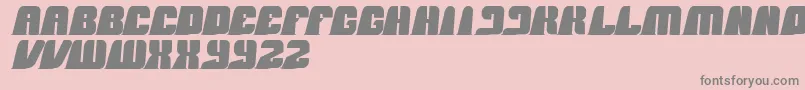 BlackMamba Font – Gray Fonts on Pink Background