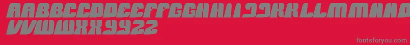 BlackMamba-Schriftart – Graue Schriften auf rotem Hintergrund