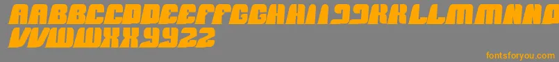 BlackMamba Font – Orange Fonts on Gray Background