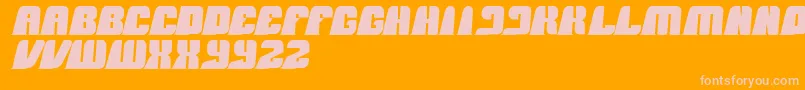 BlackMamba Font – Pink Fonts on Orange Background