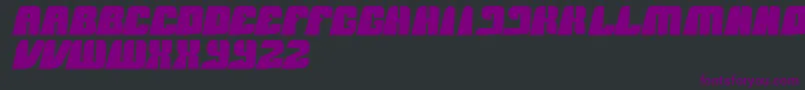 BlackMamba-Schriftart – Violette Schriften auf schwarzem Hintergrund