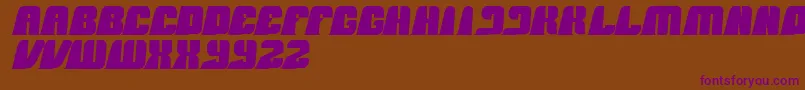 BlackMamba Font – Purple Fonts on Brown Background