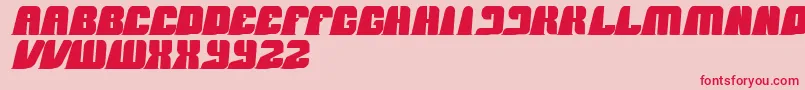 BlackMamba-Schriftart – Rote Schriften auf rosa Hintergrund