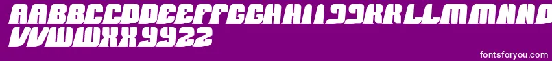 BlackMamba Font – White Fonts on Purple Background