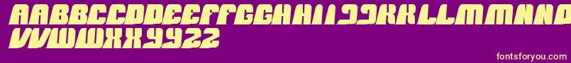 BlackMamba Font – Yellow Fonts on Purple Background