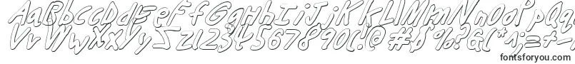 ButtonsTheBear3DItalic-Schriftart – Schriftarten, die mit B beginnen