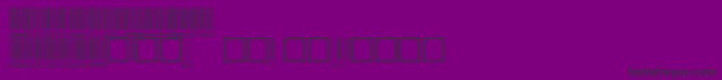 V100002 Font – Black Fonts on Purple Background