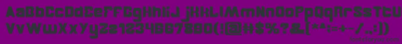 BrotherBold Font – Black Fonts on Purple Background