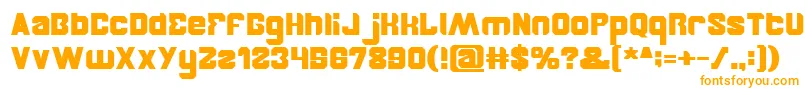 BrotherBold Font – Orange Fonts on White Background