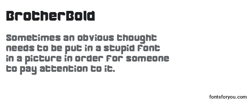 BrotherBold Font