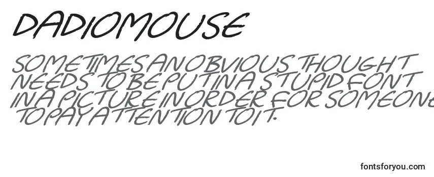 Dadiomouse Font