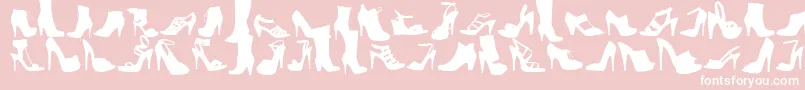 WcFetishistBta Font – White Fonts on Pink Background