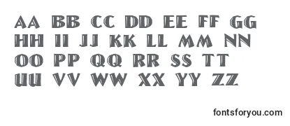 LinoletterCutRegular-fontti