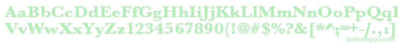 Urwbaskertextbolextwid Font – Green Fonts