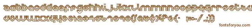 Charlieog-fontti – ruskeat fontit valkoisella taustalla