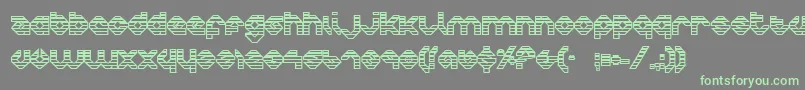 More about Charlieog Font Charlieog Font – Green Fonts on Gray Background