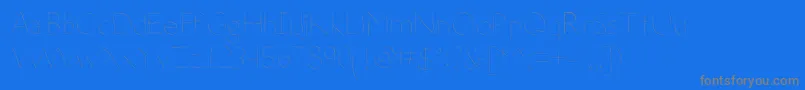 Weitere Informationen zur DeteriorateTheInternet-Schriftart DeteriorateTheInternet-Schriftart – Graue Schriften auf blauem Hintergrund