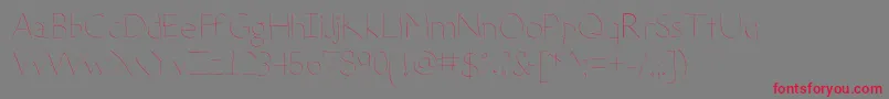 More about DeteriorateTheInternet Font DeteriorateTheInternet Font – Red Fonts on Gray Background