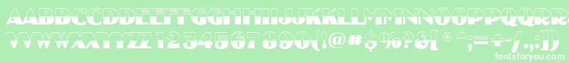 More about Uncltbw Font Uncltbw Font – White Fonts on Green Background