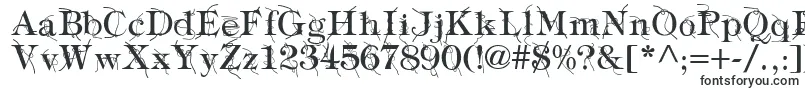 Czcionka TypographyTiesRegular – czcionki, zaczynające się od T
