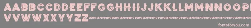 ZilapBlackStormDemo Font – Pink Fonts on Gray Background