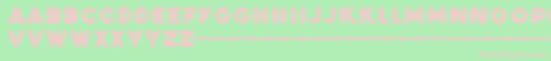ZilapBlackStormDemo Font – Pink Fonts on Green Background