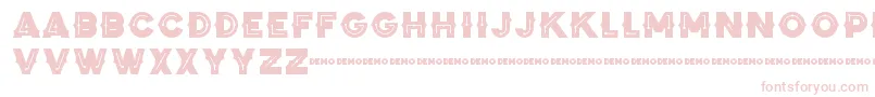 ZilapBlackStormDemo Font – Pink Fonts on White Background