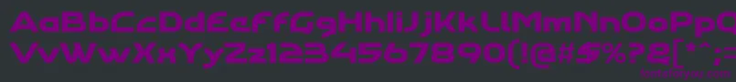 Agharastdregular Font – Purple Fonts on Black Background