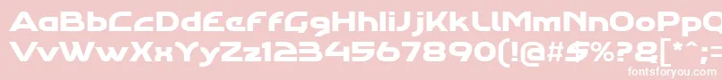 Agharastdregular Font – White Fonts on Pink Background