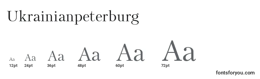 Ukrainianpeterburg Font Sizes