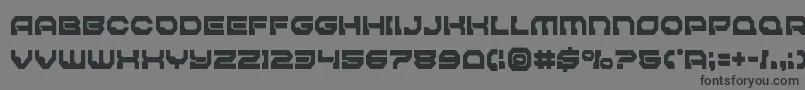 Pulsarclasssolidcond Font – Black Fonts on Gray Background