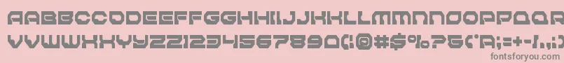 Pulsarclasssolidcond Font – Gray Fonts on Pink Background