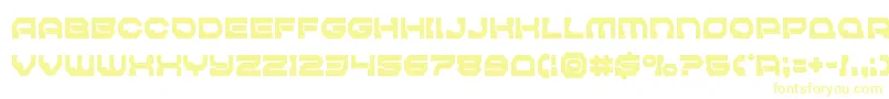 Шрифт Pulsarclasssolidcond – жёлтые шрифты