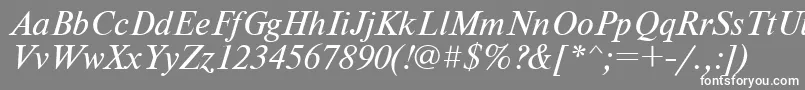 Nwti Font – White Fonts on Gray Background