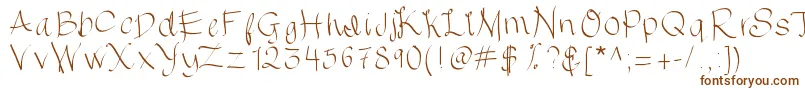 Weitere Informationen zur Chocolatechips-Schriftart Chocolatechips-Schriftart – Braune Schriften