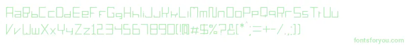 Sorieno Font – Green Fonts on White Background