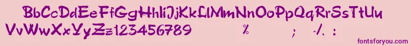 En savoir plus sur la police Dsstyloc Police Dsstyloc – polices violettes sur fond rose