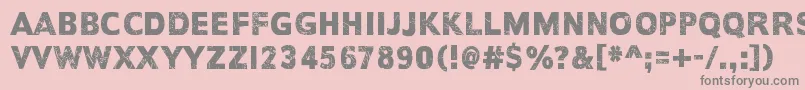 EveryDayIsExactlyTheSame Font – Gray Fonts on Pink Background