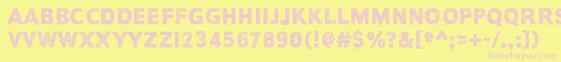 EveryDayIsExactlyTheSame Font – Pink Fonts on Yellow Background