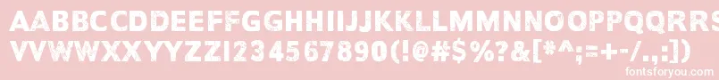 EveryDayIsExactlyTheSame Font – White Fonts on Pink Background
