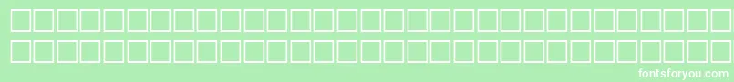 フォントTempestheavyRegular – 緑の背景に白い文字